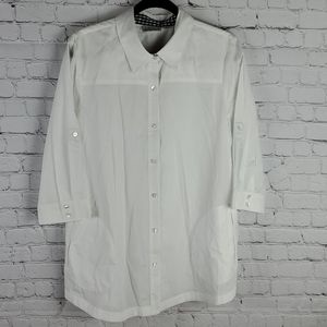 Joan Rivers L Button Down Shirt